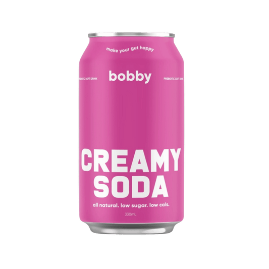 Bobby Creamy Soda Soft Drinks (12 x 330ml)
